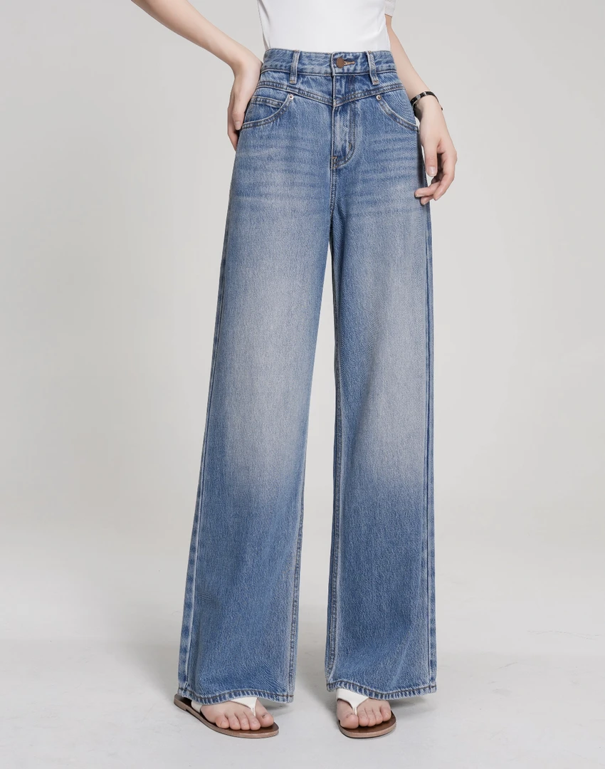 潮流百搭女裤牛仔裤No退No换