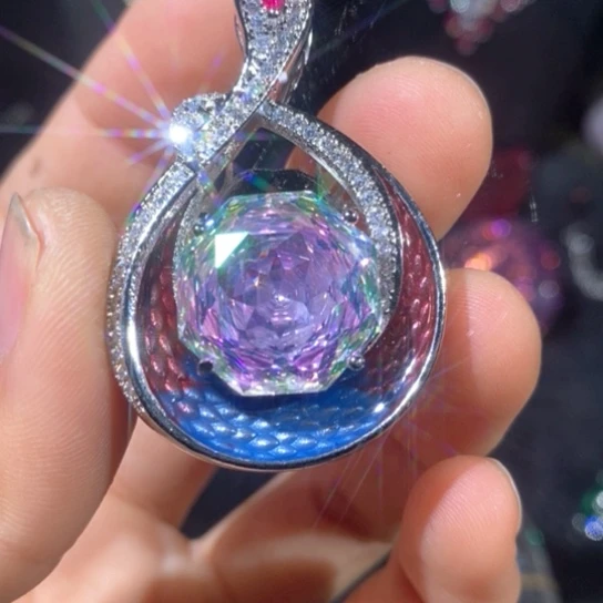 红宝石戒指银S925镶嵌