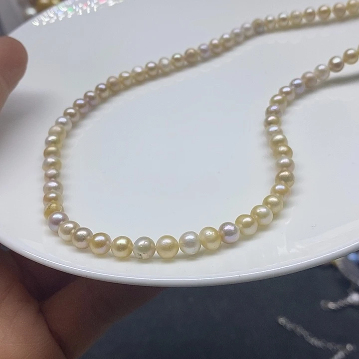 淡水珍珠未镶嵌吊坠(赠链)