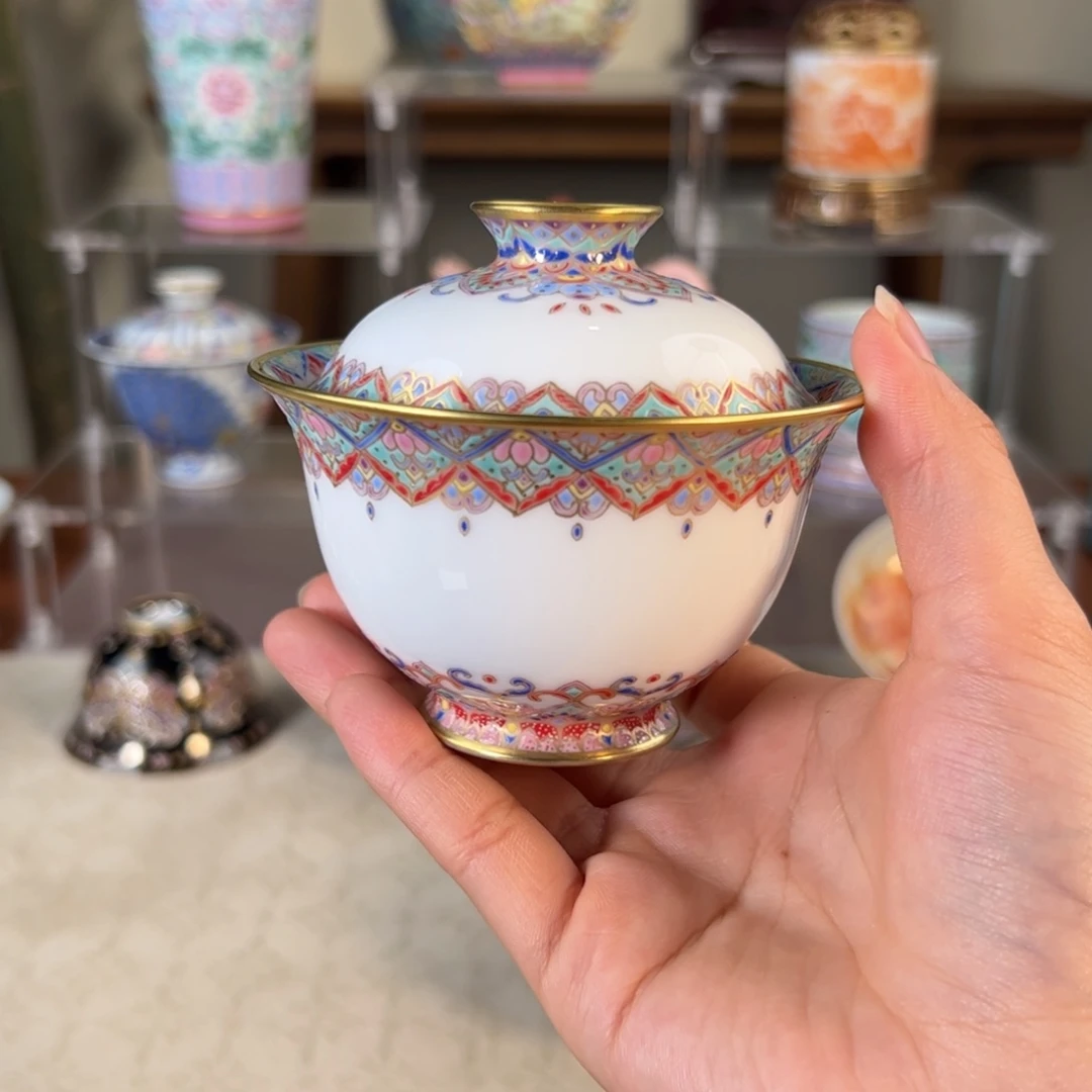 纯手工手绘 高端茶器