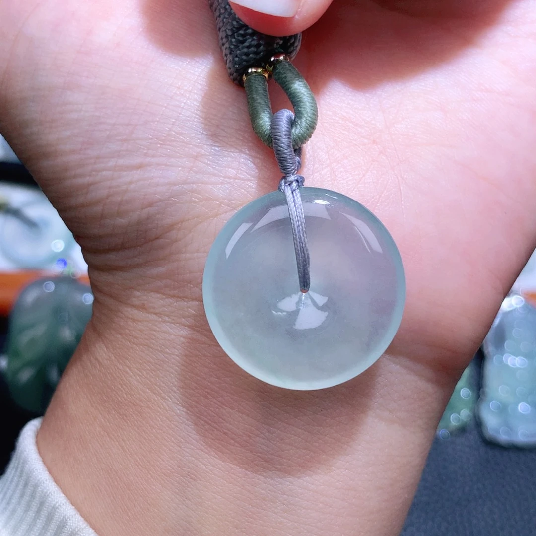 颈饰未镶嵌翡翠扣子