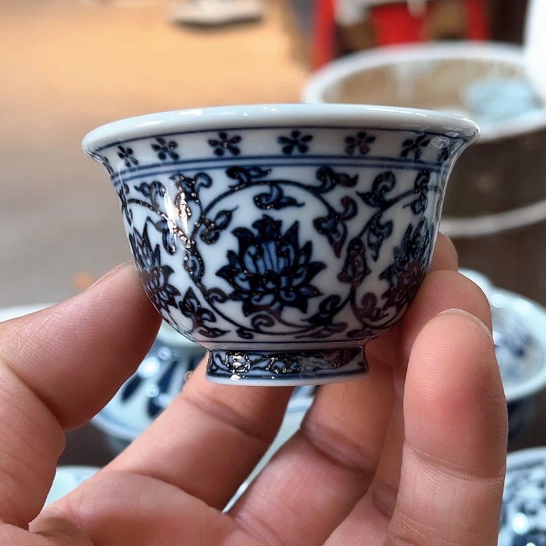 杯青花瓷器青花瓷器