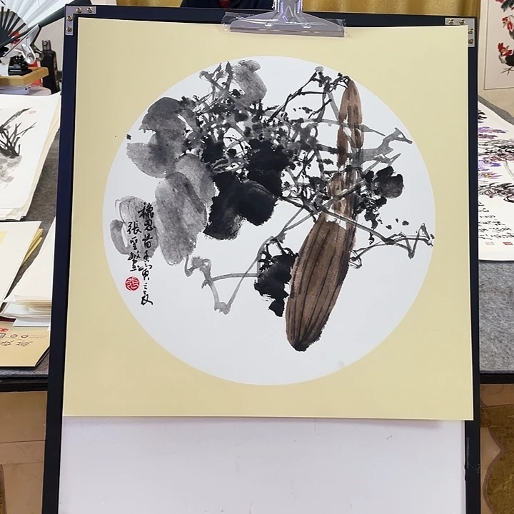 国画张圣敏先生纯手绘作品