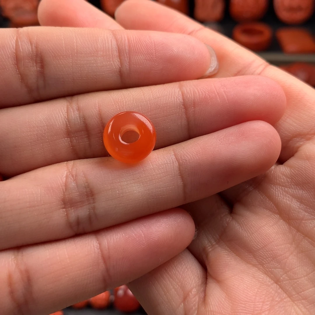 南红玛瑙扣子11+未镶嵌想*
