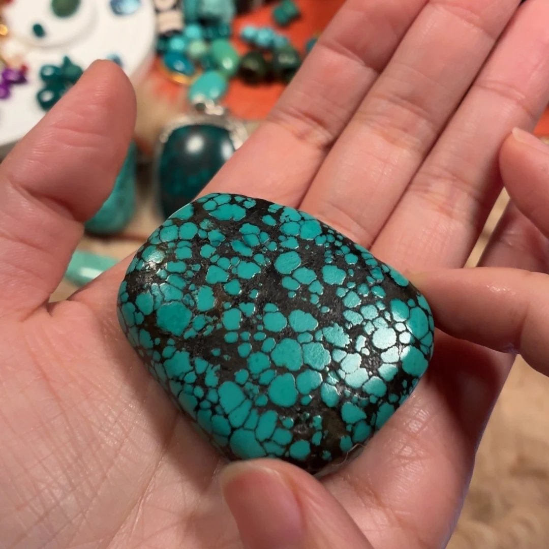 绿松石未镶嵌藏式绿松石