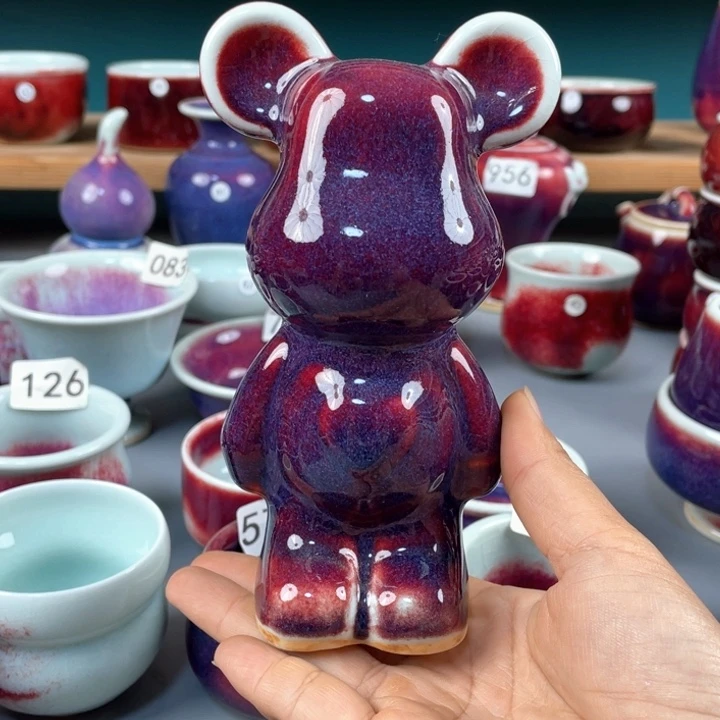 瓷片钧瓷茶宠…………