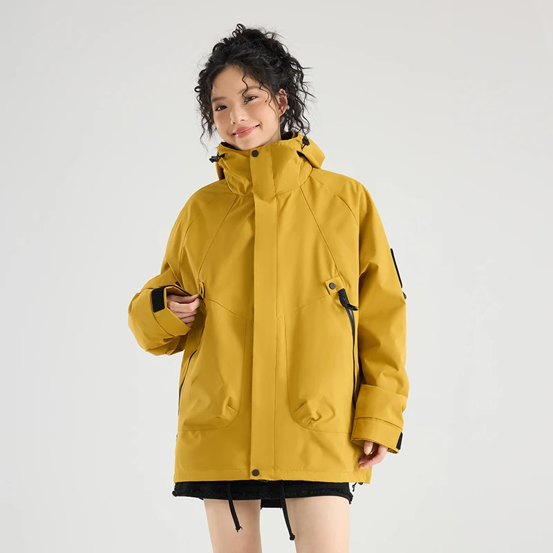 冲锋衣三合一女可拆卸秋冬两件套户外风衣外套男防泼水大码登山服