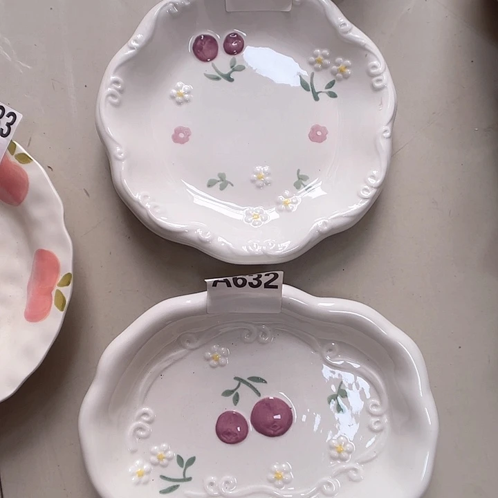 瓷片瑕疵特价陶瓷深盘