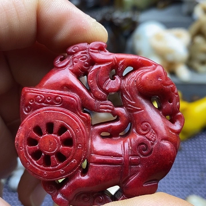 未镶嵌蛇纹石玉颈饰