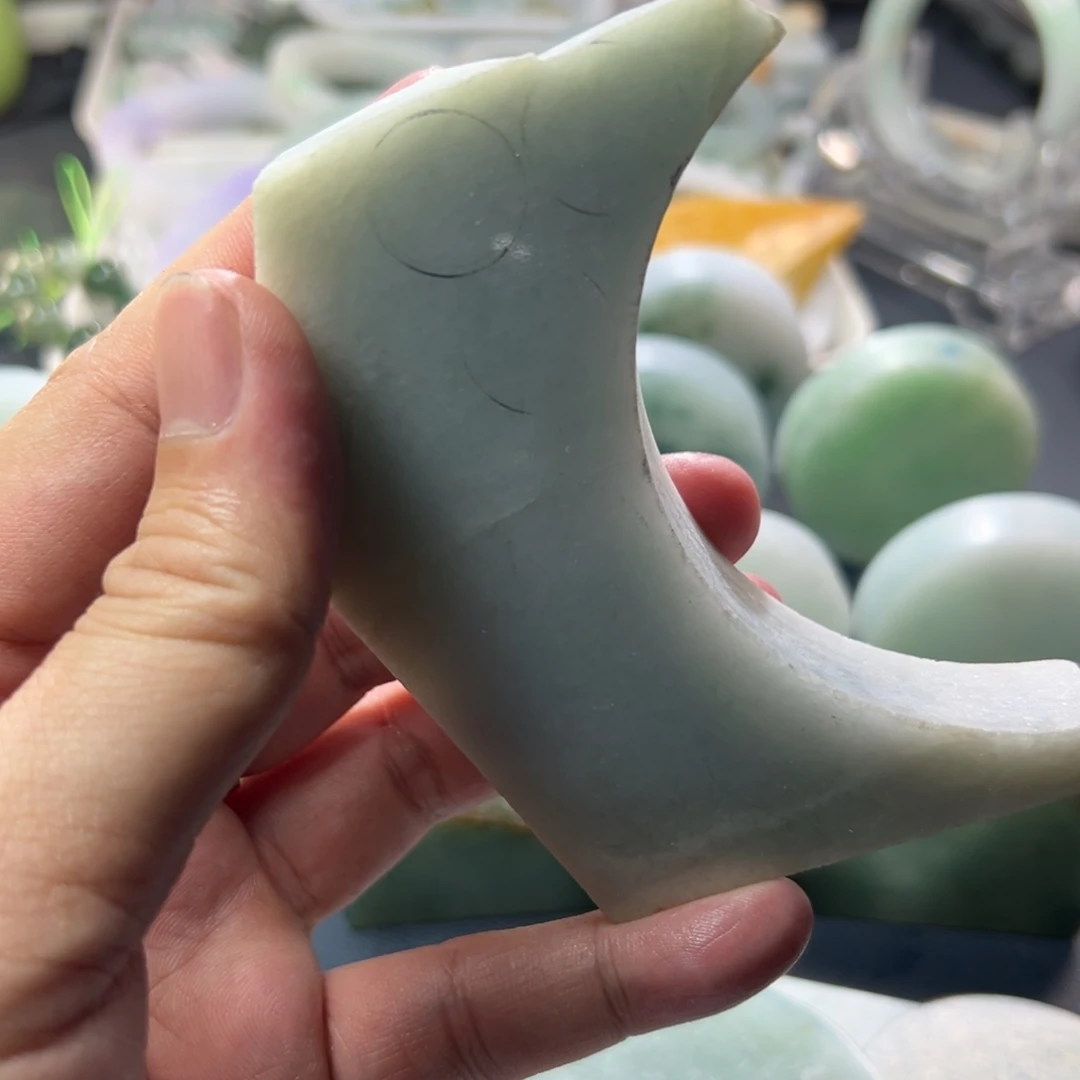 翡翠裸石翡翠边角