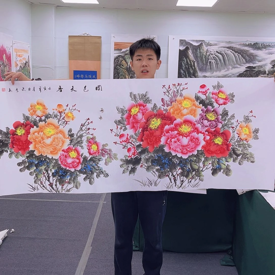 国画宣纸国画纯手绘作品