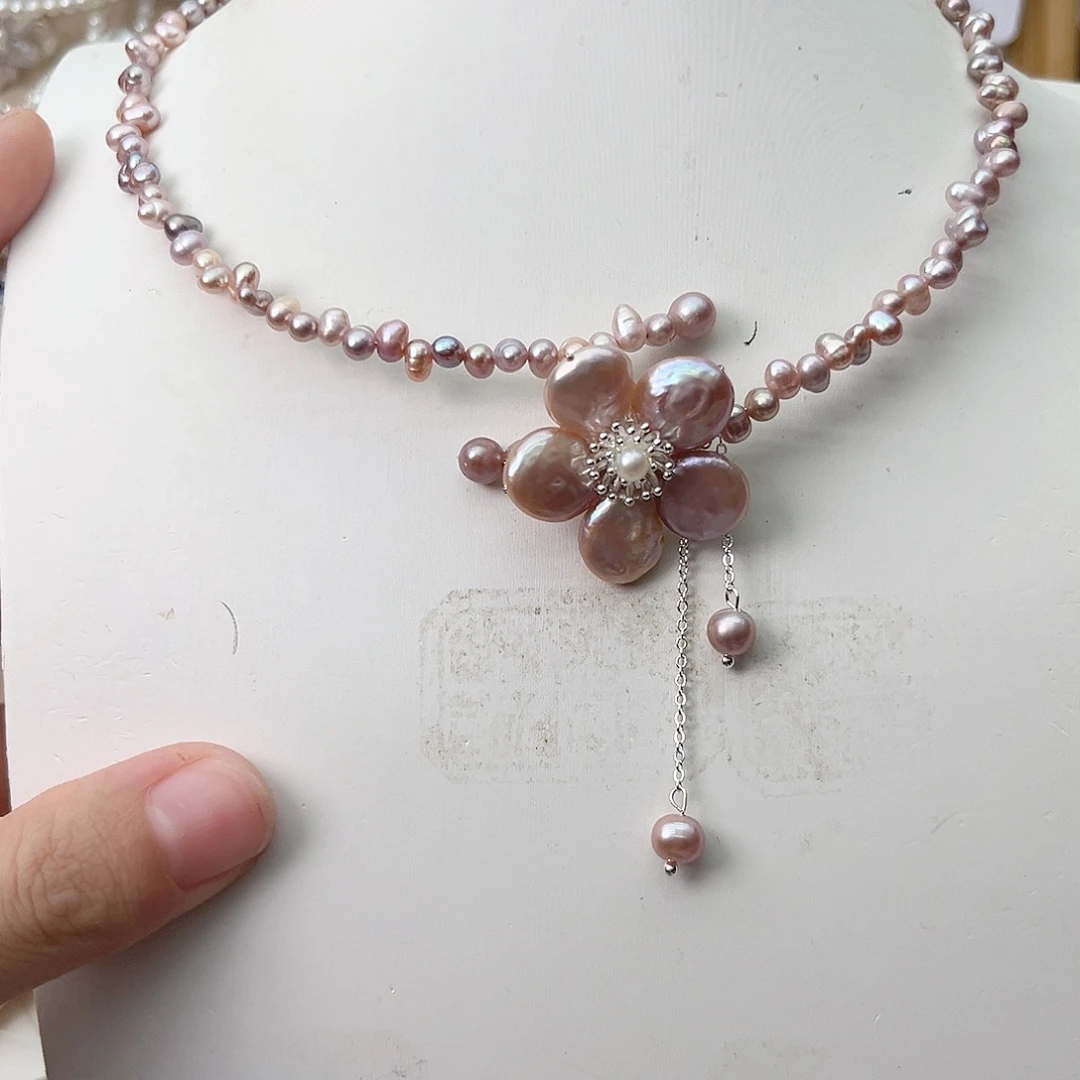 淡水珍珠未镶嵌颈饰