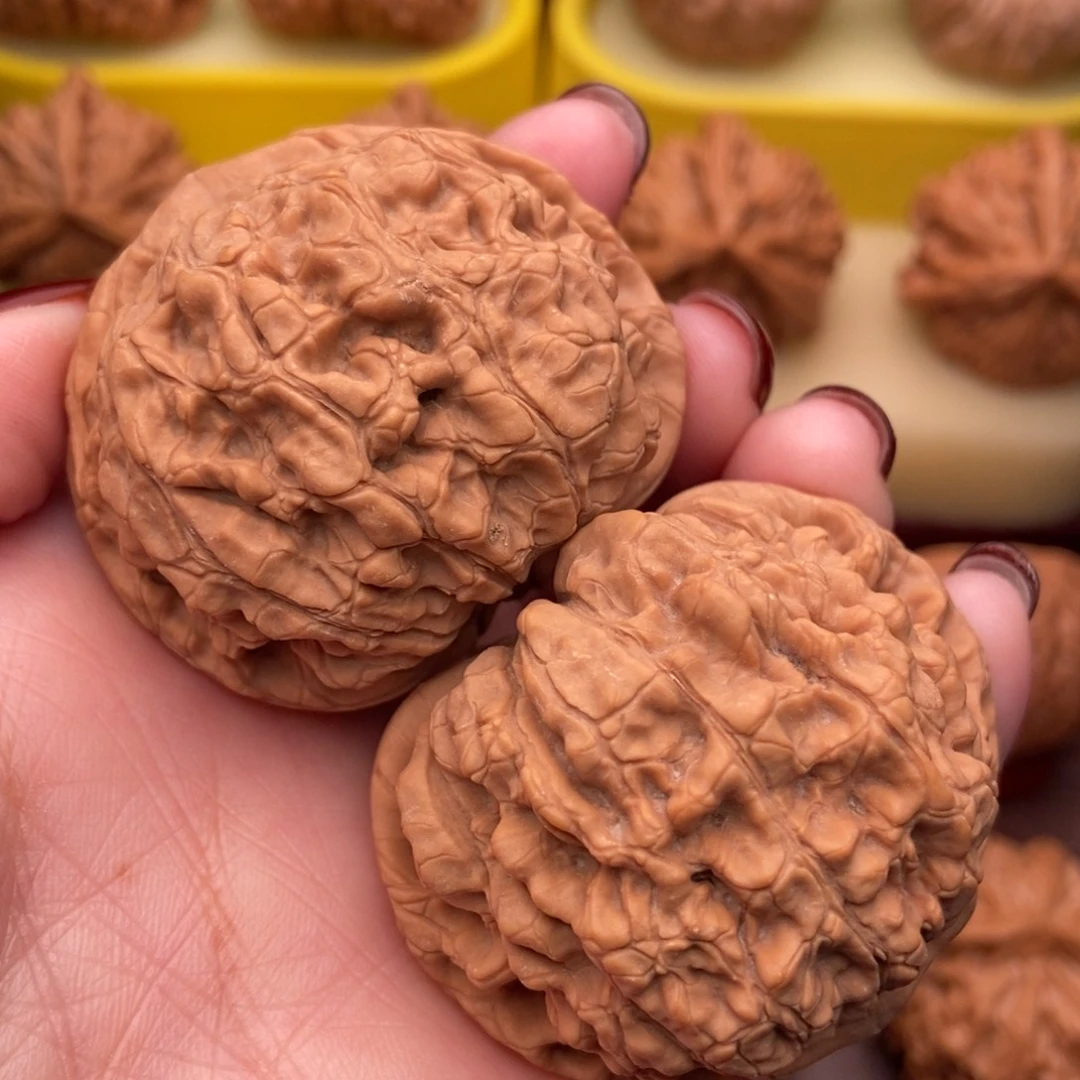 文玩核桃把件精品大官帽46