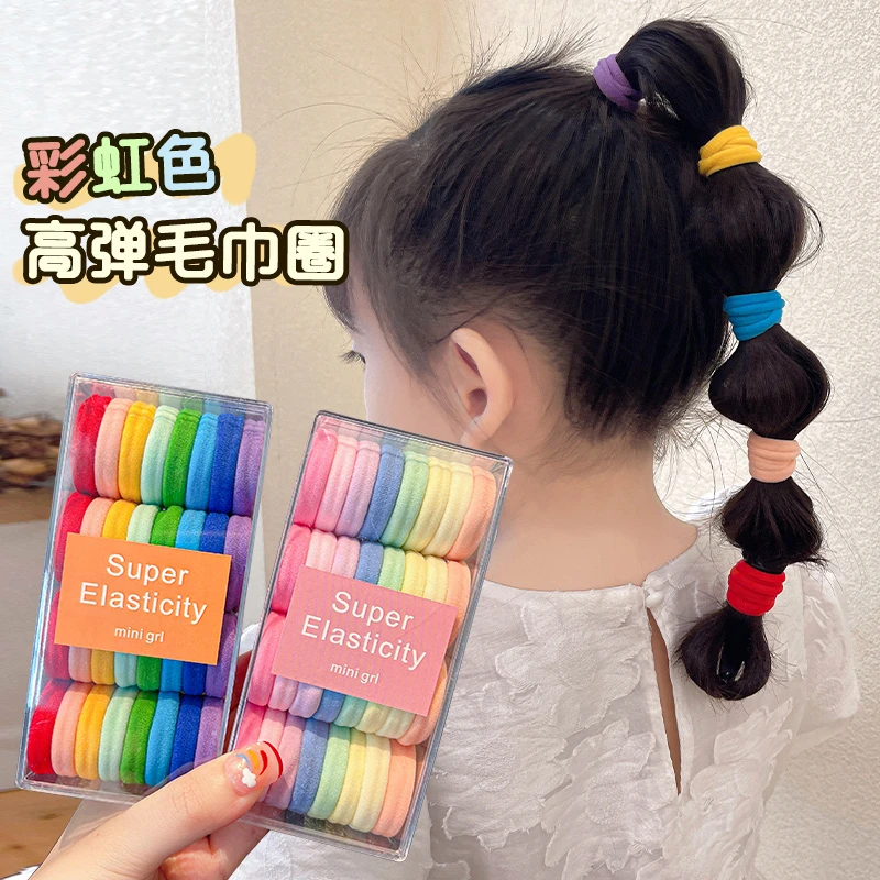 【儿童】糖果色发绳新款可爱高颜值头绳宝宝不伤发头绳发圈皮筋发饰
