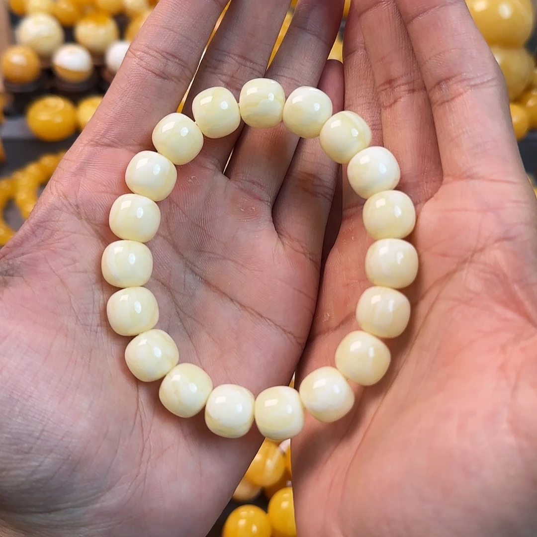 未镶嵌琥珀珠宝奇石13mm同料