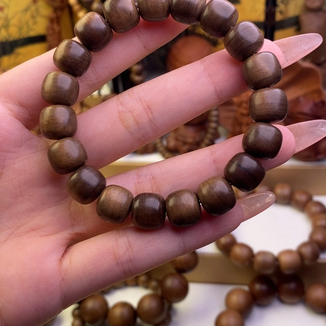 檀香木手串/手链奶香1011单圈沉水瑕疵