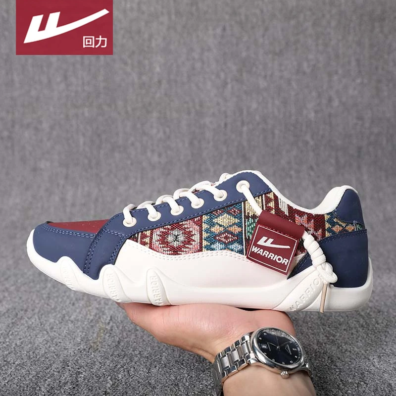 Warrior/回力男鞋透气豆豆鞋男士上班开车一脚蹬懒人鞋运动休闲鞋