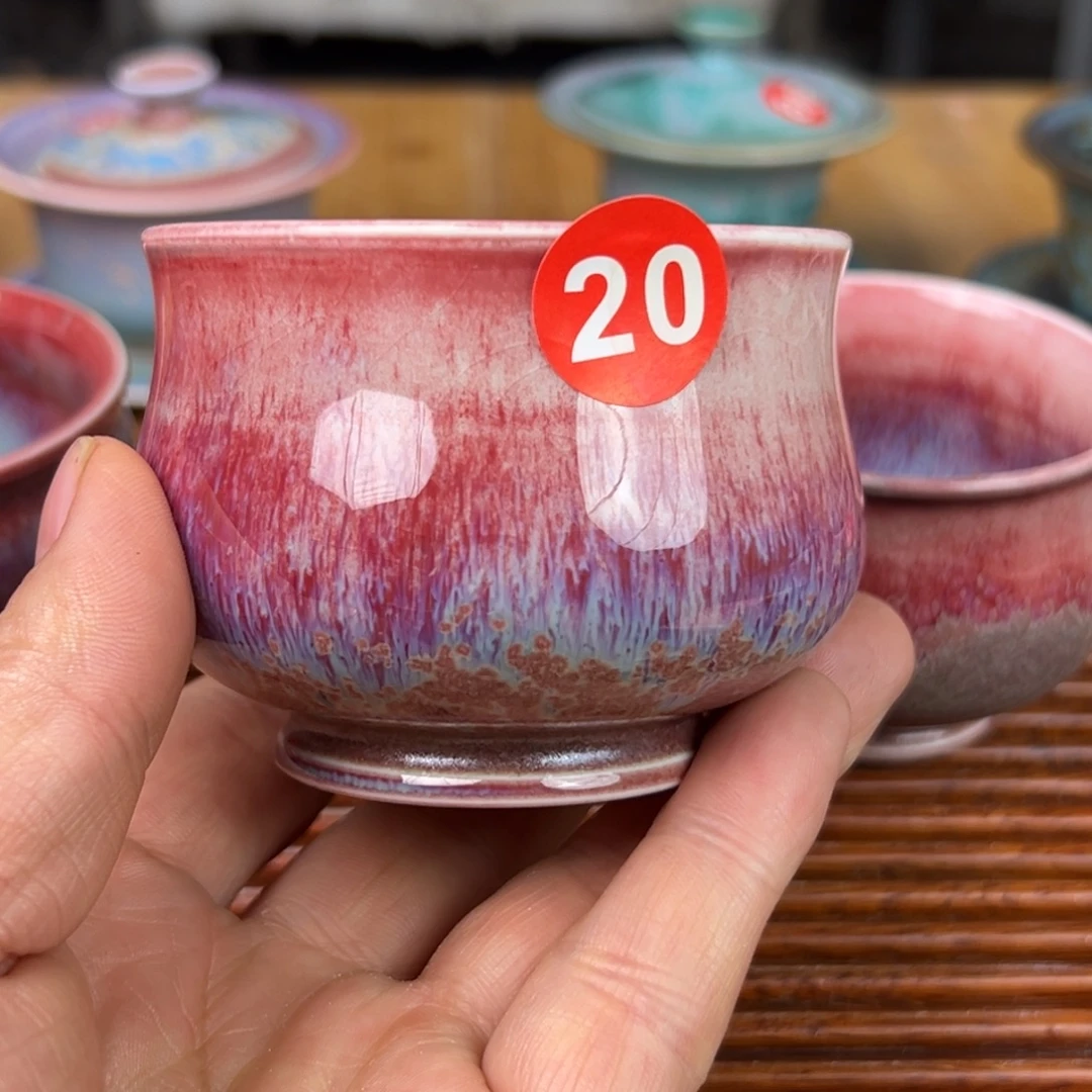 手工制作钧窑茶器