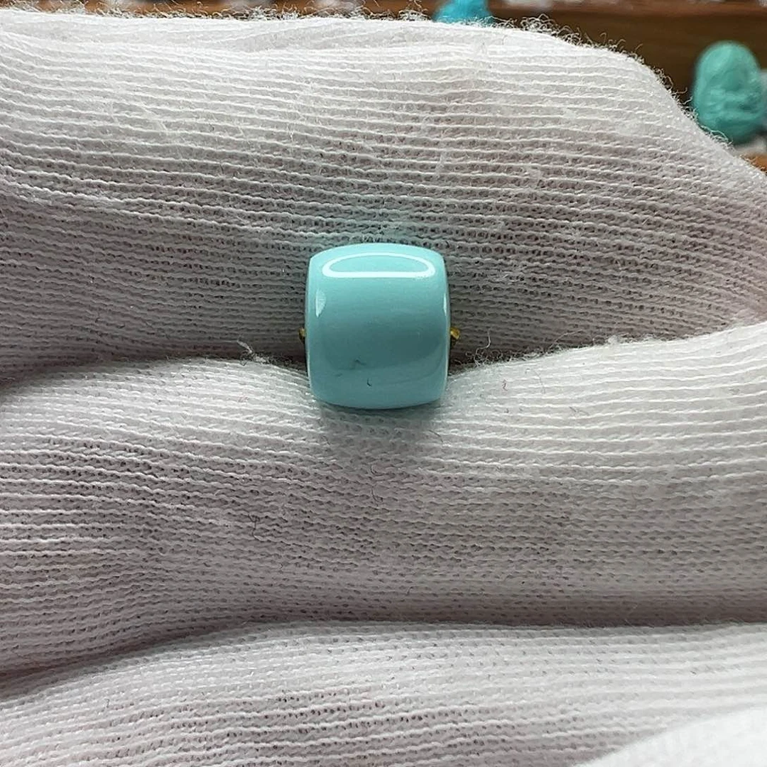 绿松石直切珠 未镶嵌