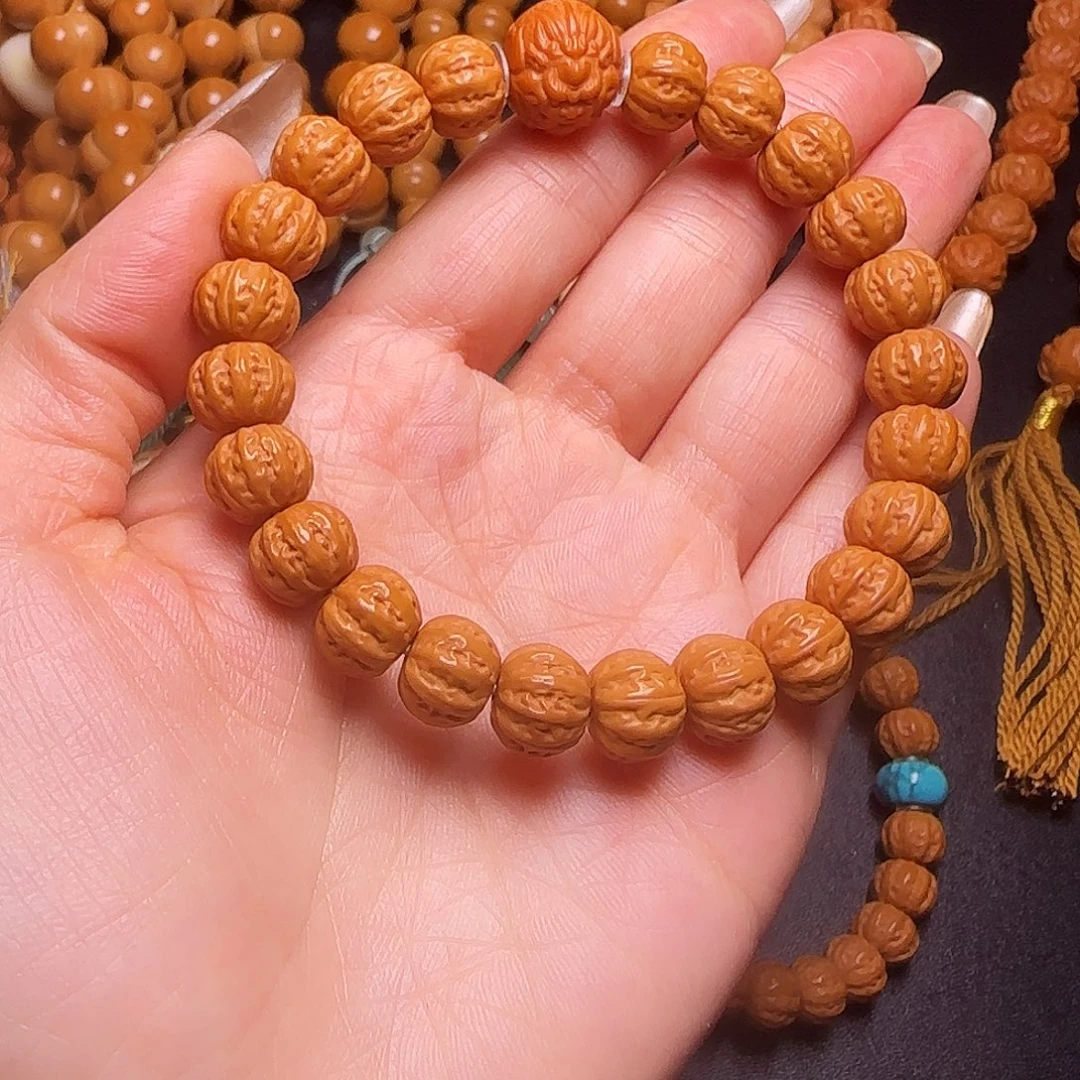 猴头核桃吊坠11八棱