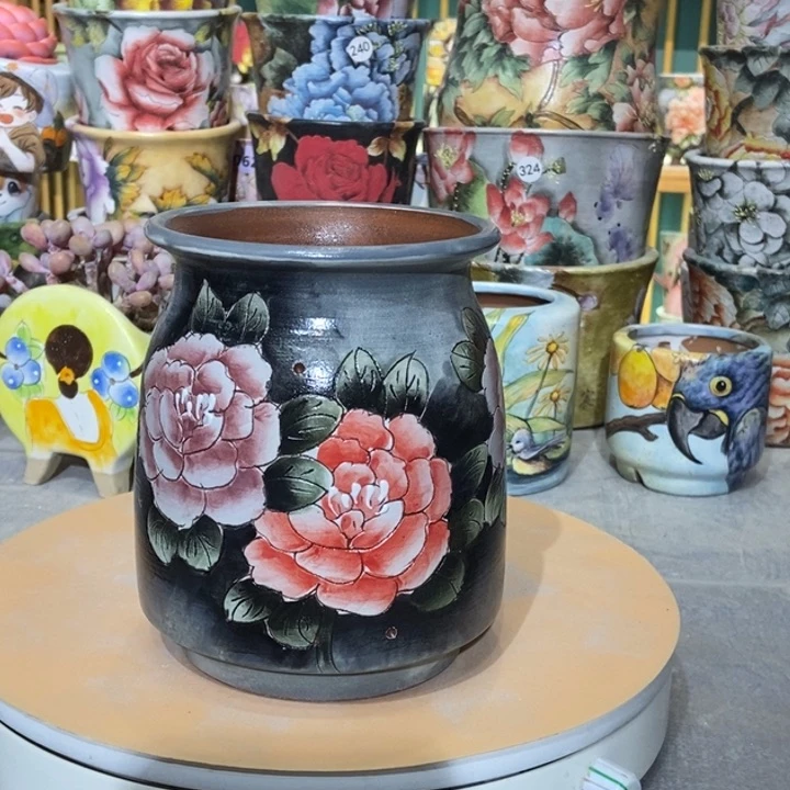 红陶景德镇艺术手绘作品