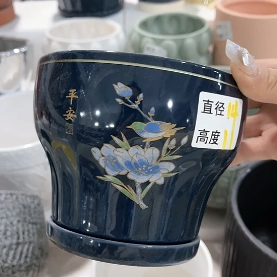 陶瓷外贸尾货多肉绿植陶瓷花盆