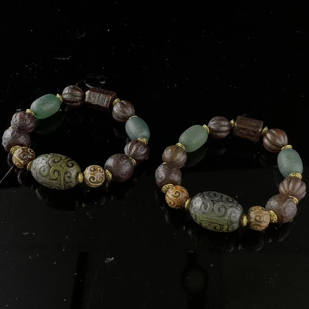 S7664【福嘟嘟珠宝】精品瑙桶珠手串-送礼佳品-多样性只发一件