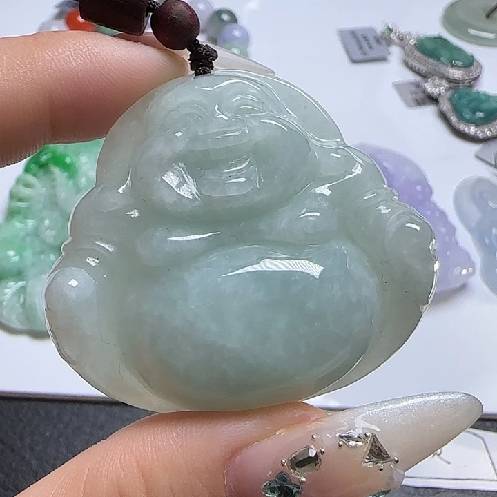 翡翠未镶嵌颈饰天然缅甸翡翠A货