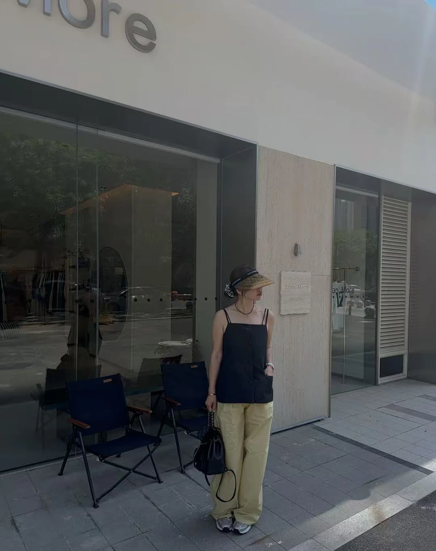 东大门LO宽松休闲直筒休闲裤NO退