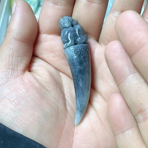 翡翠颈饰未镶嵌天然缅甸翡翠a货