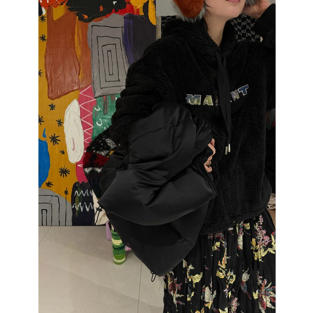 【字母摇粒绒卫衣】休闲彩色字母连帽卫衣 J24W479