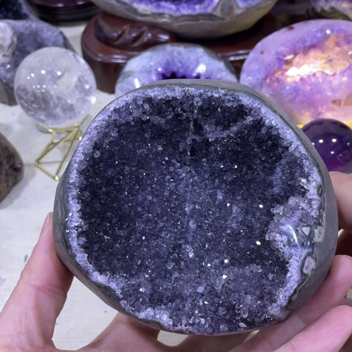 紫晶钱袋子未镶嵌