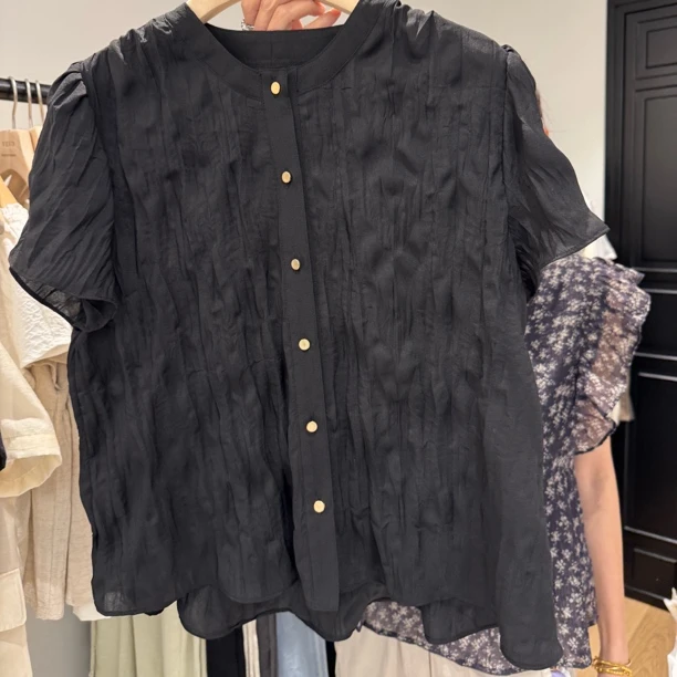 东大门正品 ve褶皱衬衫（不支持退货！）