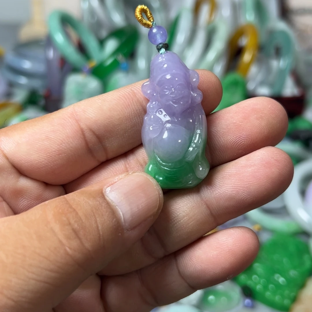 翡翠未镶嵌颈饰吊坠