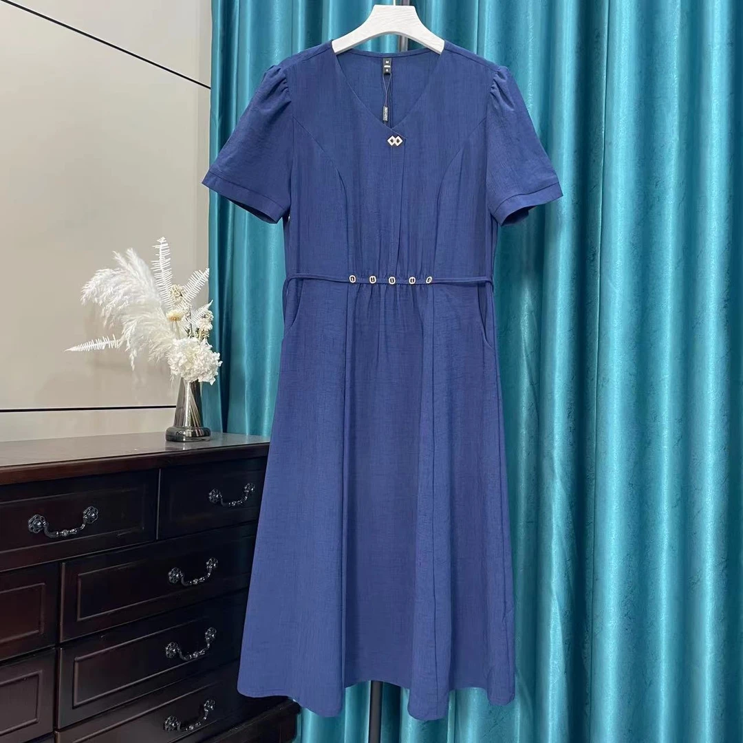 【HQ425】新款时尚休闲减龄气质夏夏季连衣裙