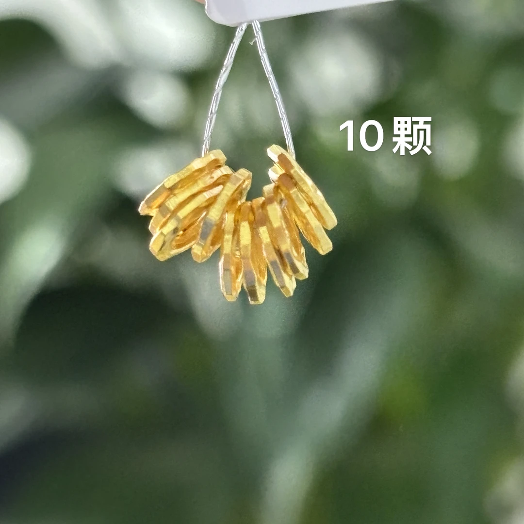锤纹碎金盘缠 实心  足金999 时尚百搭经典气质流行黄金滴溜