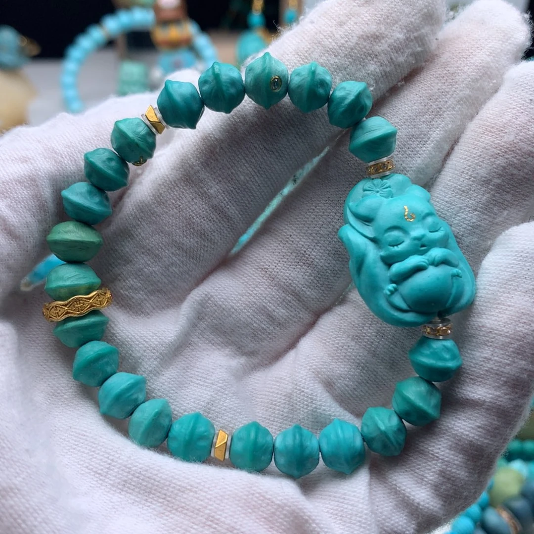 绿松石18K金镶嵌单品