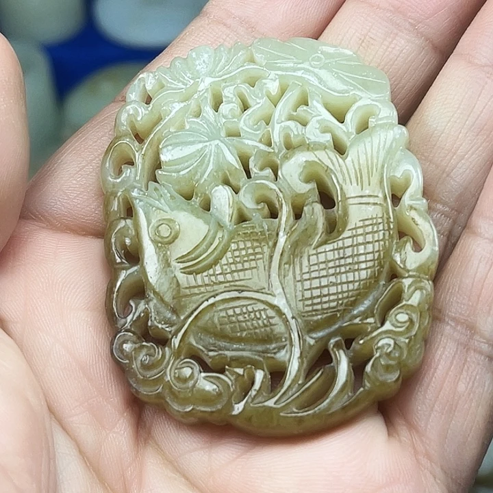 和田玉（青白玉）未镶嵌颈饰