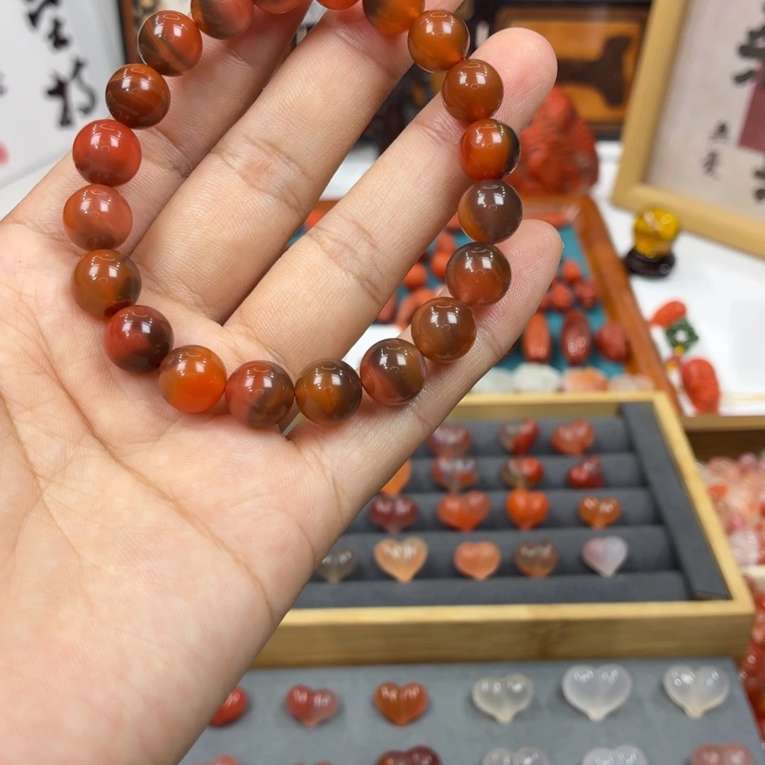 南红玛瑙未镶嵌南红多圈