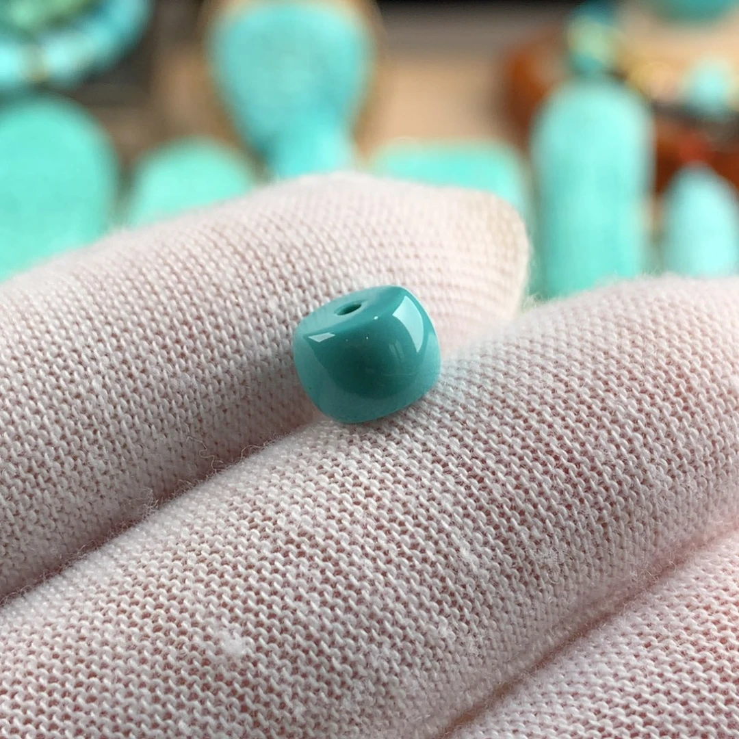 绿松石未镶嵌直切卡7.7