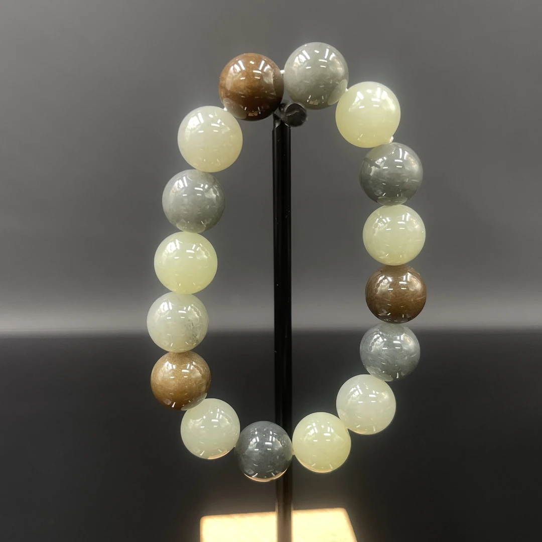 1227GY091和田玉手串