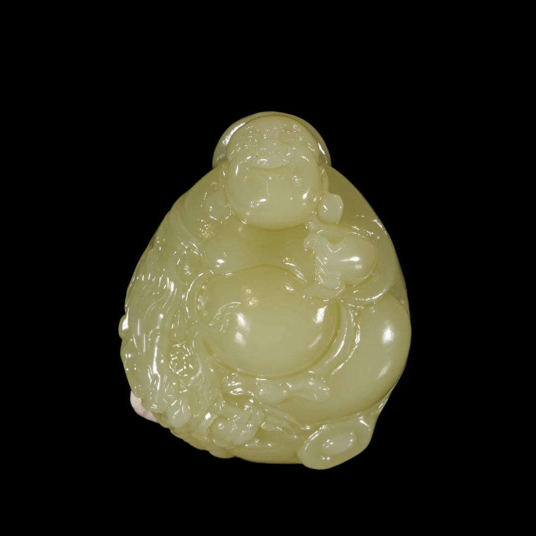 LOT.023和田玉雕人物吊坠/X4301