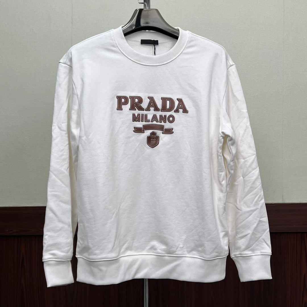 【孤品】Prada/普拉达 男士圆领套头卫衣 gp3026aa