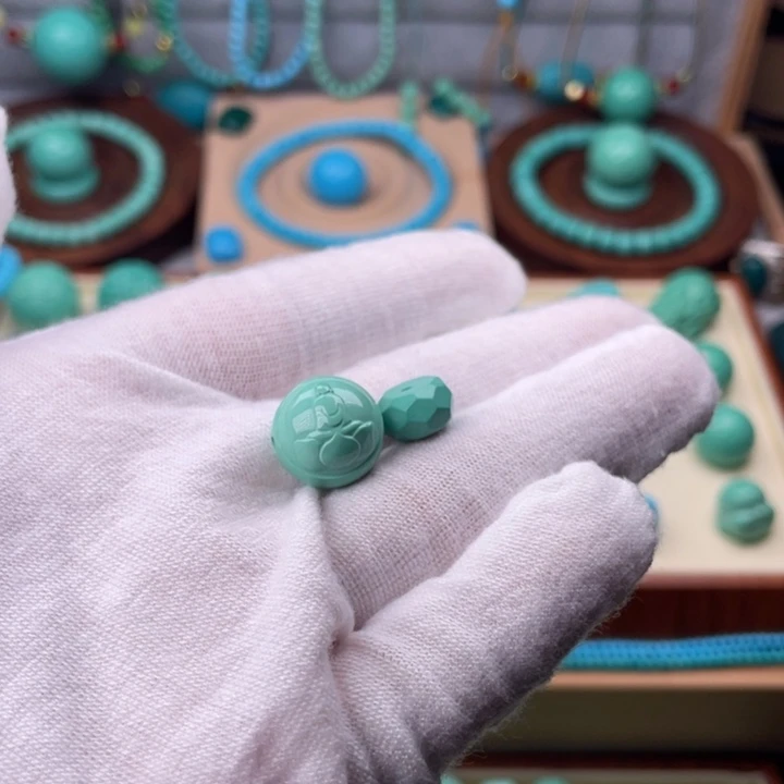 蘑***娘精品无相佛圆珠卡13mm+无相隔珠