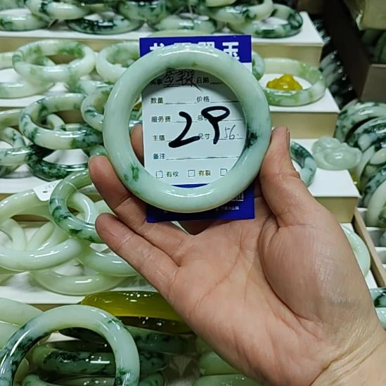 金***7透闪石-蛇纹石玉未镶嵌手镯