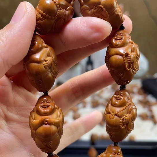 橄榄核手串/手链小金条