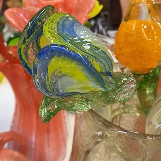 琉璃高度45厘米鸢尾花一支