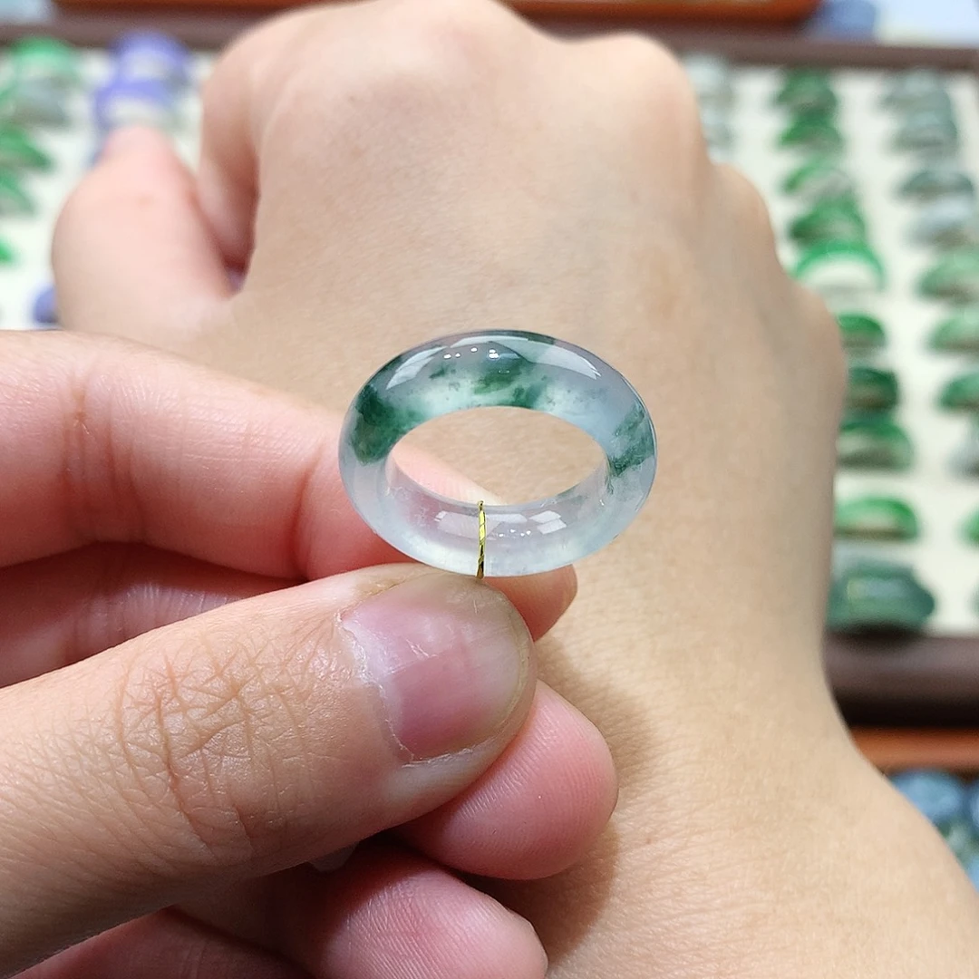 翡翠戒指未镶嵌8号