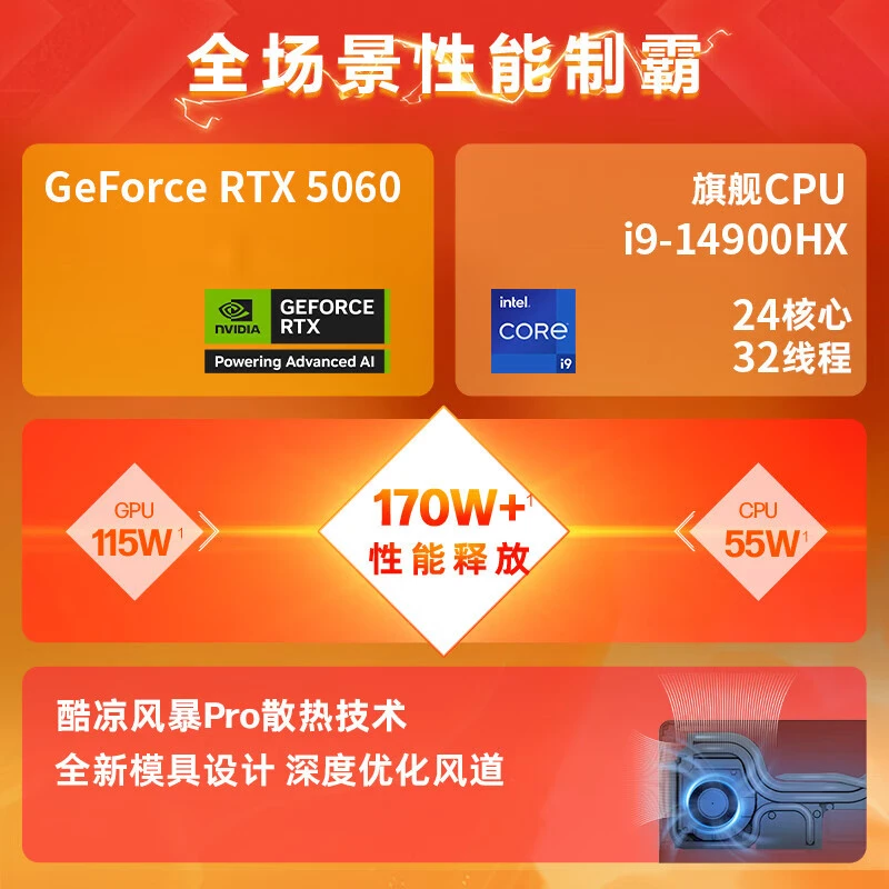 惠普（HP）暗影精灵11 25新品游戏本独显i9-14900HX 白
