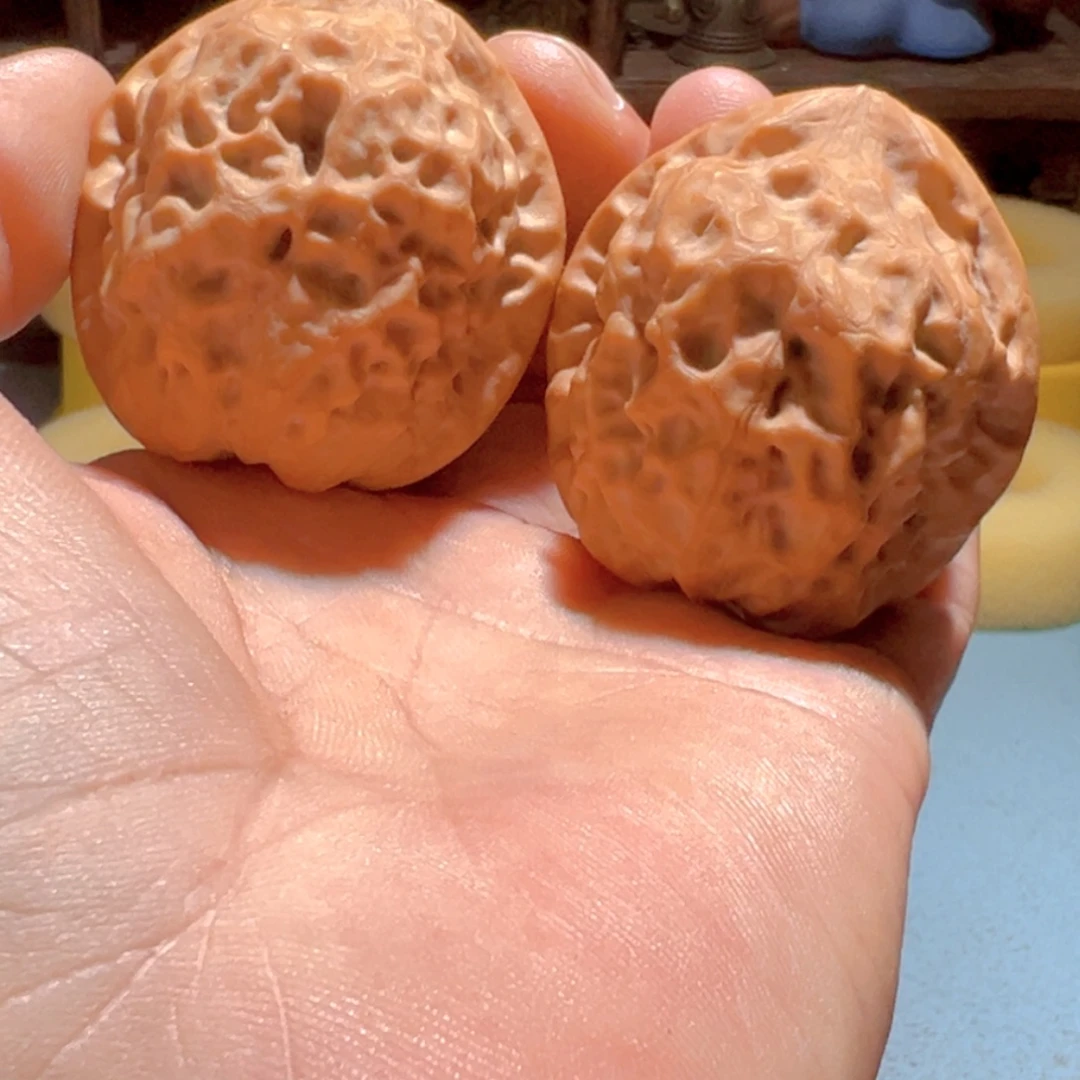 文玩核桃把件蛤蟆眼42